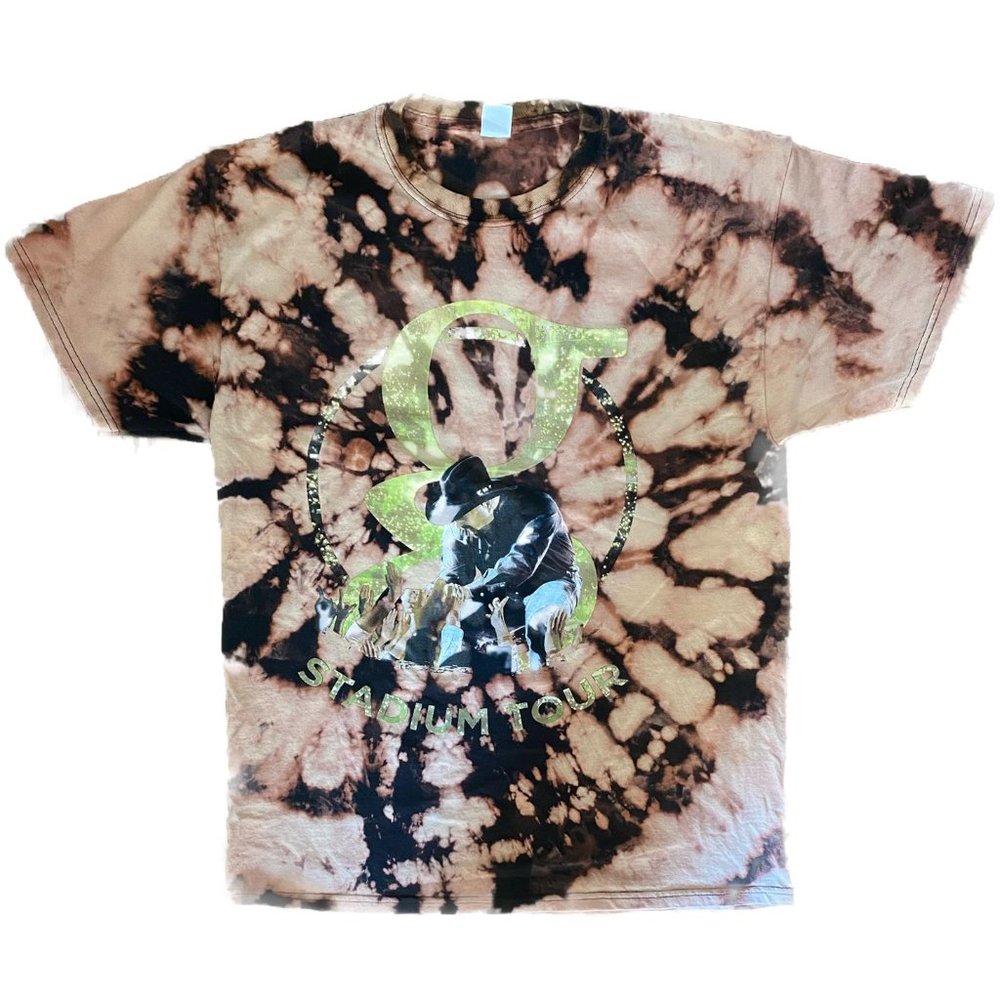 Garth Brooks Stadium Tour Unisex L Bleach Dyed Tee